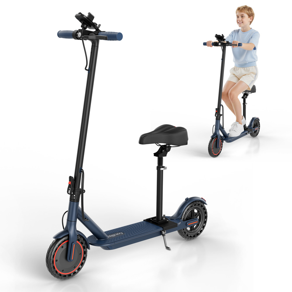 Sigravy 350W electric scooter adult 19MPH,30km/h Foldable w/APP, phone holder