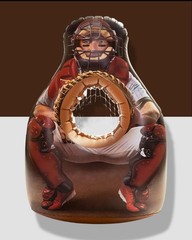 Inflataman Baseball Toss Challenge Inflatable Catcher Strike Zone Game