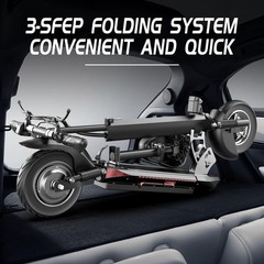 10″Electric Scooter Adults 1200W Motor 25mph 35Miles Range E Scooter for Adults