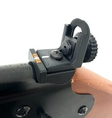 Daisy Red Ryder Peep Sight – 3mm Aperture – Adjust Elevation/Windage – 38B, 96