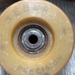 VINTAGE ROLLER SKATE WHEELS WEBER SWISS MADE W/ JAPAN NTN 627Z Set Of 5