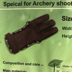 Deerseeker Outdoor Archery Glove – Size SMALL NWOT Sealed Special For Archery Sh