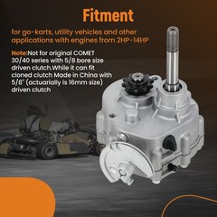 Go Kart Forward Reverse Gear Box Fits for 2HP-14HP Engine 4 Stroke Gearbox 5/8″