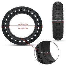 GLDYTIMES 10 inch Scooter Tire – Puncture-Resistant Honeycomb Tire Replacemen…
