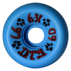 Dogtown Wheels K9 80s Neon Blue 60mm 97A Skateboard Set of 4