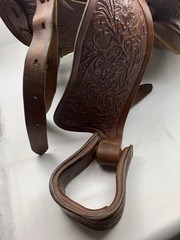 VTG Simco #3140 Leather Western Trail Horse Saddle 15″