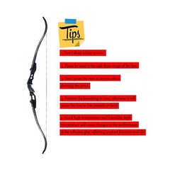 TBOW 62” ILF Recurve Bow with Gordon Limbs 30-60Lbs for Adult Archery Comp