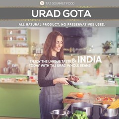 TAJ Urad Whole Dal | 2-Pounds | Black Gram