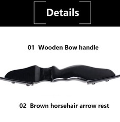 40Lbs Archery Detachable Takedown Recurve bow Straight Right Left Hand Beginner