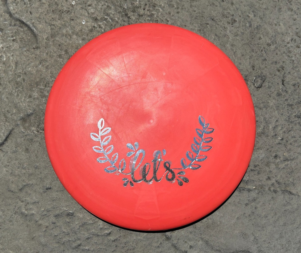 Kastaplast K3 Kaxe Midrange Driver – 174g – Red with Custom «Let’s» Stamp