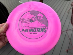 1988 P-51 Mustang Lightning Vintage Disc Golf Warplane Airplane Warbird #2218