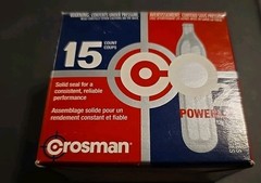 Crosman 12g Powerlet CO2 Cartridges Standard Packaging