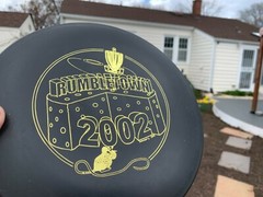 2002 Rumbletown Black & Gold PFN Historic PDGA DX Cobra Disc Golf Innova #1169