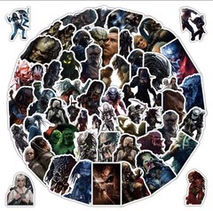 25 Piece Mix Lot 2” Predator Horror Movie Stickers Water Bottles, Waterproof