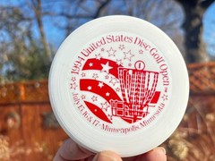 1994 United States Open New Wham-O MINI Disc Golf #44 (Free Frisbee Pin)