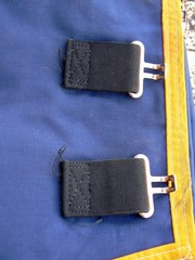 Gore-Tex Turnout Rug Dover Saddlery Classic Cover-Ups 76″ Blue Yellow Trim