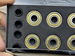 Vintage FKD Gold Skateboard High Velocity Bearings Set Of 8