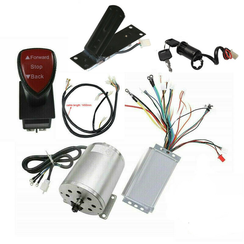 48V 1800W Brushless Motor kit Controller for Go Kart ATV E-BIKE Scooter MX500 US