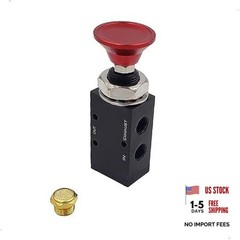 3-Way Three-Way Push/Pull Manual Tailgate Air Valve (Air Valve, W/Knob, Push