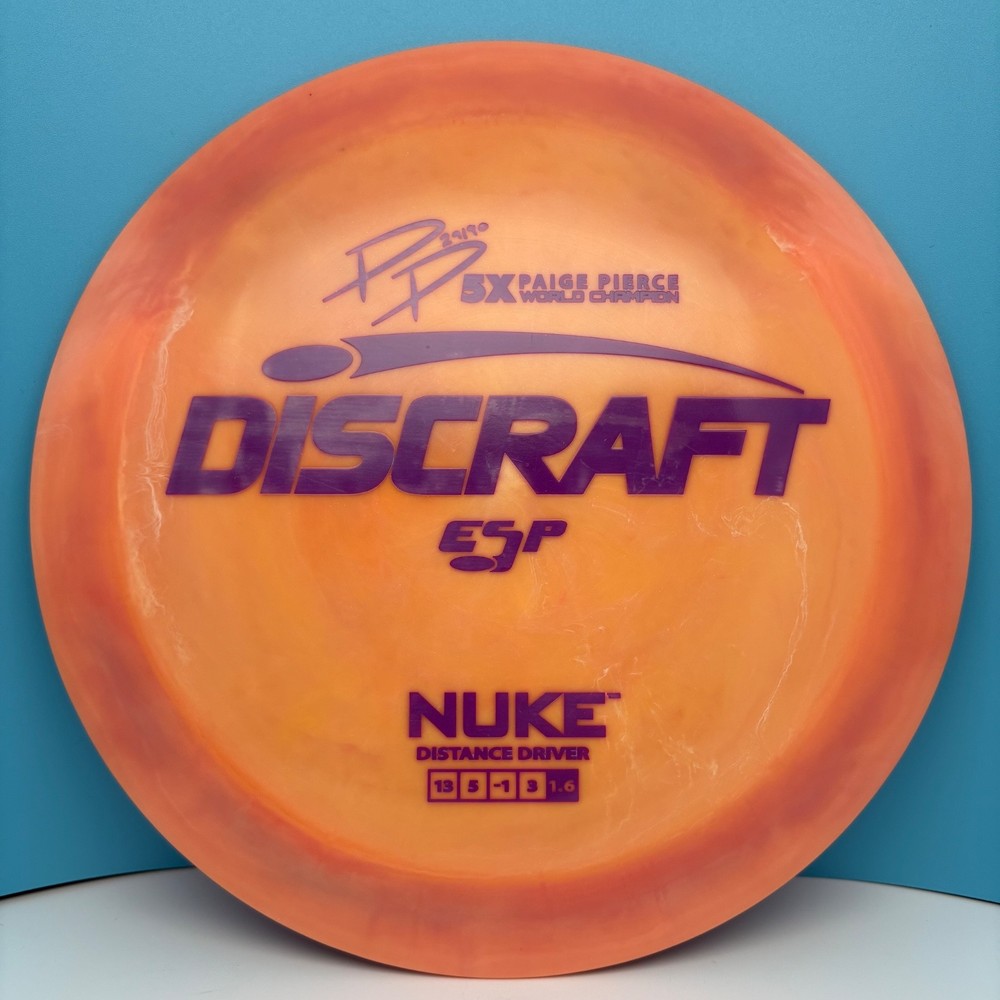 Discraft Paige Pierce 5X ESP Nuke Dist Drvr, 170-172g, 7/10