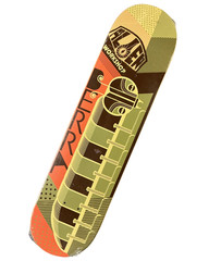 SUPER RARE Alien Workshop Skateboard Deck Steve Berra Glugs 7.8 NOS 2006 Vintage