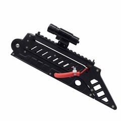 Folding Slingshot Set with Target Paper Laser Sight 2 Darts Steel Balls Kit