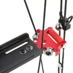 18″ 45lbs Mini Compound Bow SET Dual-use Steel Ball Arrows Archery Fishing