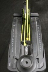 Mathews Lift 29.5 – Black – 55# – 25″ – Flo Yellow Strings – 3/16″ Total Peep
