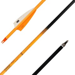 30Inch Carbon Arrows for Hunting Archery Removable Tips Spine 400 with 3“ Van…