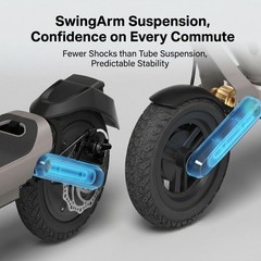 Off-road Electric Scooter Adults 1000W Folding E-Scooter with APP 31MPH 48V 13Ah