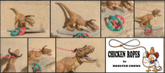X-SMALL LARIAT LASSO PRACTICE ROPE~ for Table Top «Original Cowboy Toy»