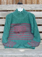 Distressed United States Equestrian Team Sweater Miller’s Size S Vintage 1990s