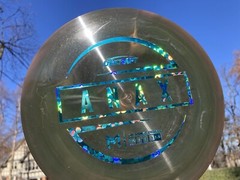 Paul McBeth Anax-Swirly Deep Green Gold Glitter Bomb w Holographic Flowers Foil