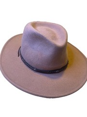 Stetson Mountain View Sz XL Wool Crushable Outdoor Hat Gently Used Tan