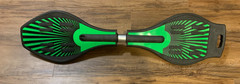 Ripstick Rip Stick Caster Board Bright Green 2 Wheel Skateboard 34″ Long