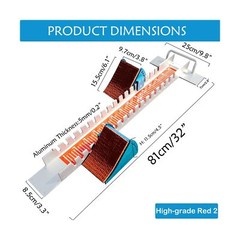 32in High-Level Starting Blocks 6 Angle Adjustable Pedals Aluminum Running Tr…