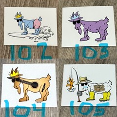 GOAT USA Stickers/ Decals- PICK YOUR STICKERS! CHECK OUT THE LOT! BUY AND SAVE!