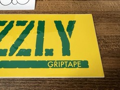 Grizzly Griptape Green / Yellow Bar Sticker Torey Pudwill Skateboarding Supreme