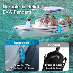Awemufa Eva Boat Fenders Easy To Install Bumper For Docking Ideal Fender For
