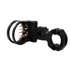 Black 5-Pin Bow Sight – Plastic, for Recurve Compound Bow Archery Aiming