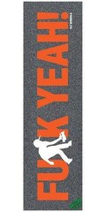 New Mob OJ FUK YEAH 9in x 33in Orange Skateboard Grip Tape – (1 Sheet)