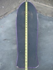 Santa Cruz Keith Meek Slasher Retro Reissue Purple Skateboard Complete Deck READ