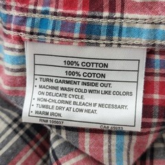 Ariat Womens Plaid Western Snap Shirt Embroidered Yoke Red Blue Cotton Large