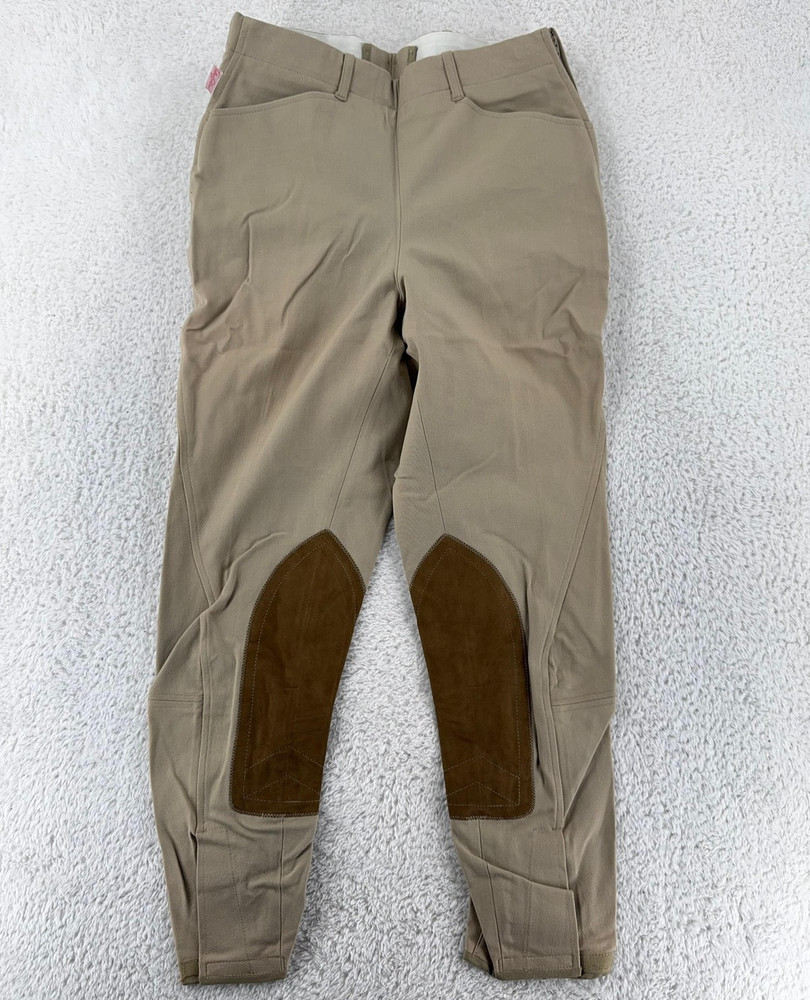 Tailored Sportsman English Riding Habits Breeches Tan Pants Womens ACTUAL 29×26