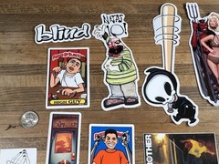 Blind Skateboards World, 101 Heritage, Big Bro sticker Lot Of 23 Sean Cliver