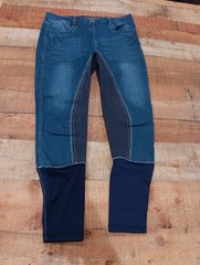 DERBY HOUSE RIDING PANTS EQUESTRIAN JEAN LADIES Denim 32 (2539)