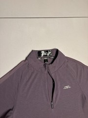 Horseware Top Women’s Medium Clean Cool Purple Half Zip Riding Equestrian Shirt