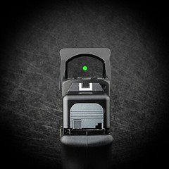 Tactical pistol 3 MOA Green Dot Reflex Sight OWL for Doctor Cut CQB Glock Mount