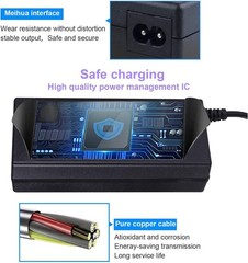 SGS Certified 42V 2A Adapter Replacement for Segway Ninebot Charger Xiaomi M3…