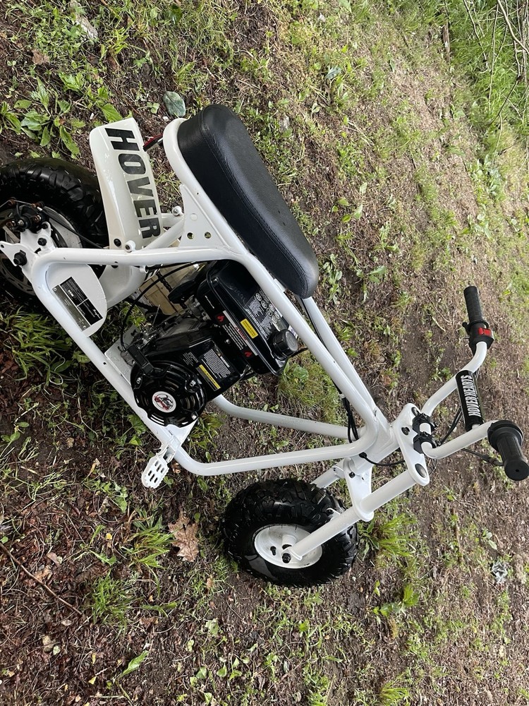 Rayhew MB001 99cc 4-Stroke Gas Off-Road Mini Motorcycle, White/Black